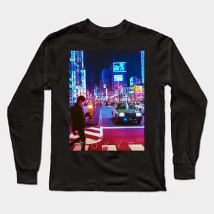 Tokyo at Night Long Sleeve T-Shirt